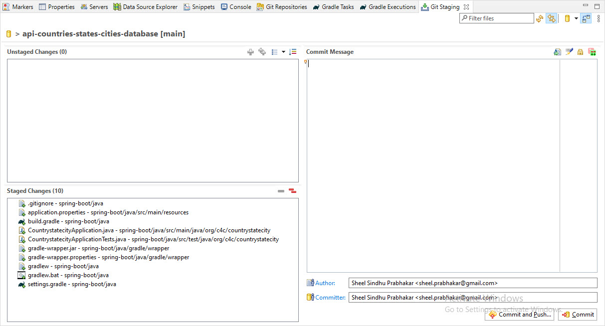 Change Default GIT Author and Committer in Eclipse GIT Plugin – code4copy